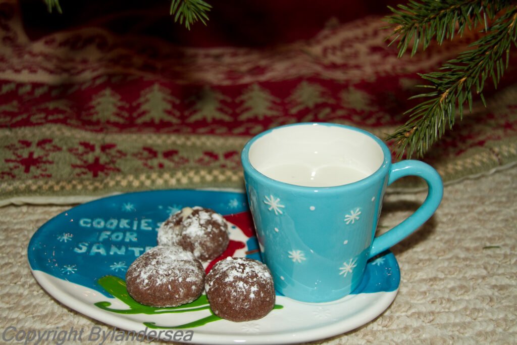 Santa would love Double Chocolate Crackles