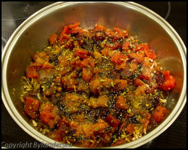 Ready to Simmer the dish.  The meal is not ready to simmer.