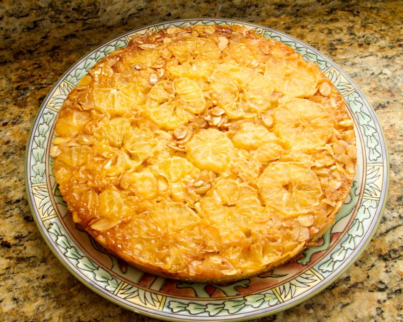 My Lemon Almond Ginger Upside Down Cake