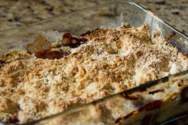 Nutella Pear & Apple Crumble