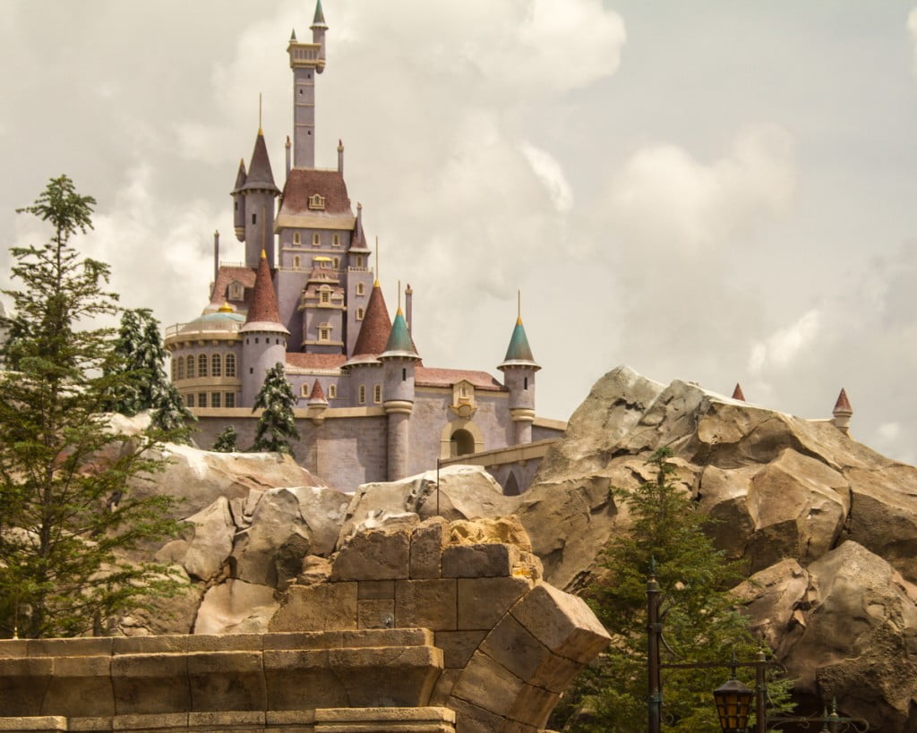 Disney's New Mine Train Ride in Fantasyland The Beast's Castle in Fantasyland