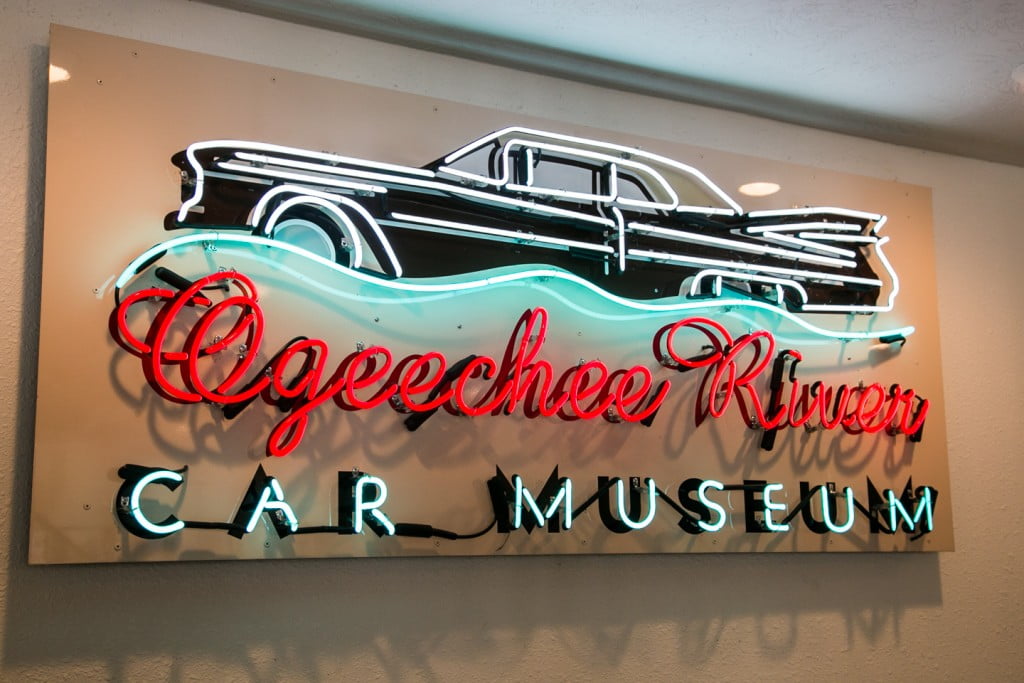 Ogeechee River Car Museum Sign