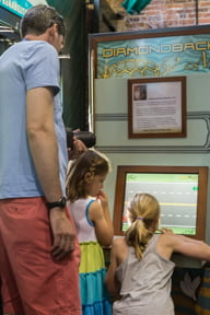 Children learn inside the Georgia Sea Turtle Center