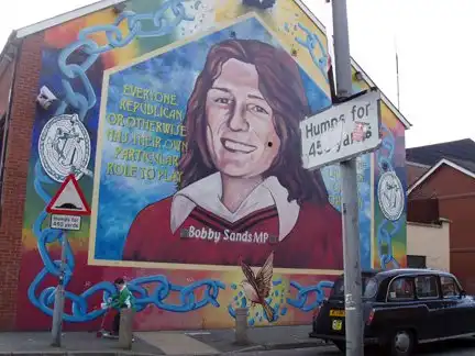 Mural of Bobby Sands