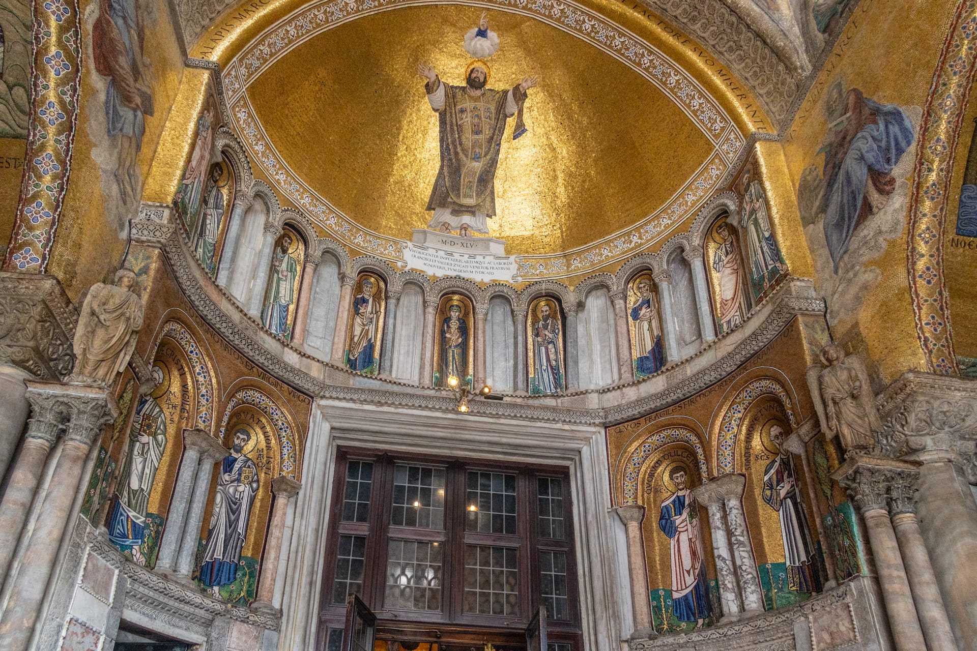 As soon as you enter St. Mark's Basilica, a golden aura overwhelms. 