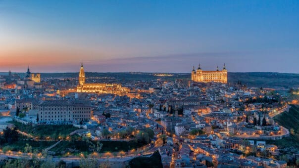 Toledo at twilight