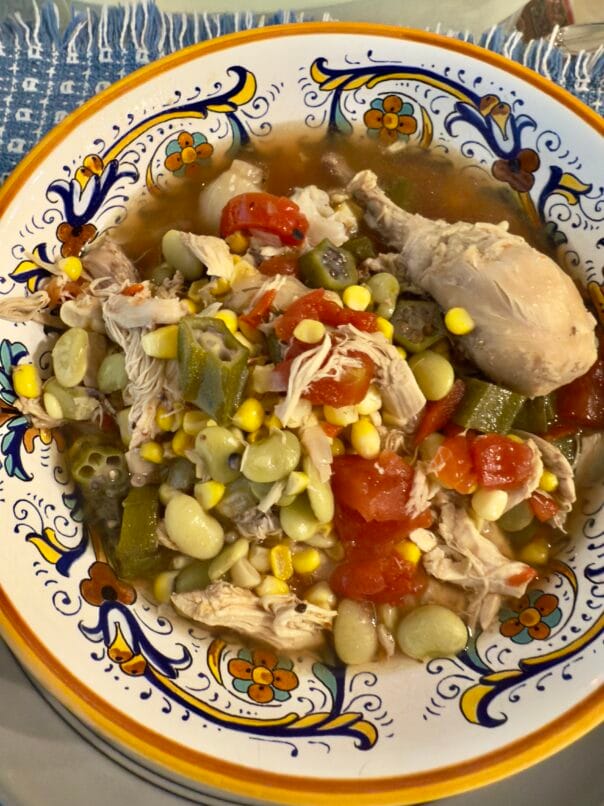 A bowl of hearty Brunswick Stew